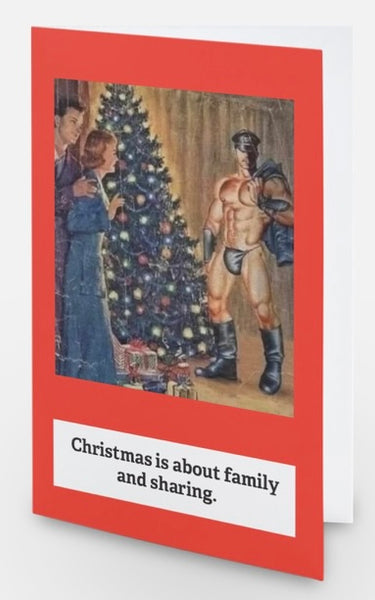 Christmas is all about family and sharing.-- Christmas