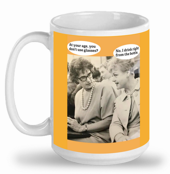 At your age, you don't use glasses?