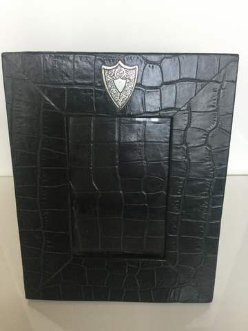 Black Leather Picture Frame Black Leather Picture Frame