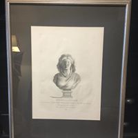 Female Bust Print 18th Century