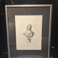 2nd Male Bust Print 18th Century 2nd Male Bust Print 18th Century