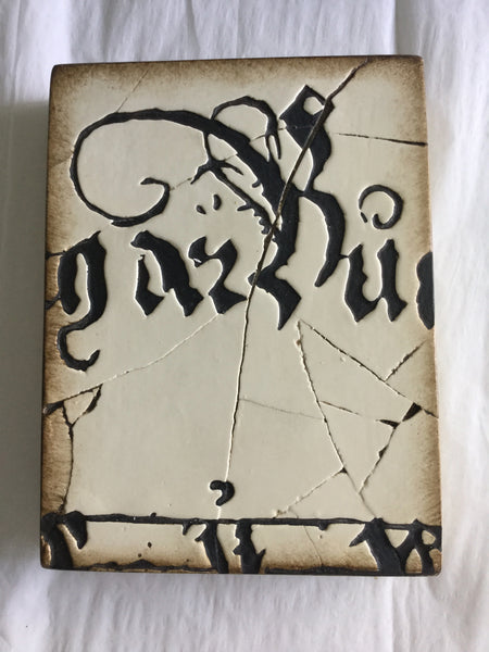 Sid Dickens Memory Block AP-11 Medieval Script 20th Anniversary -Signed 2014