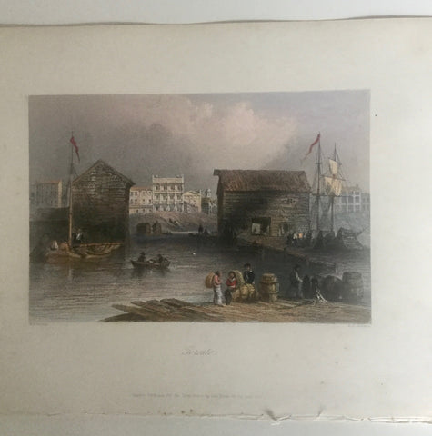William Bartlette 1800s Engraving Toronto William Bartlette 1800s Engraving Toronto