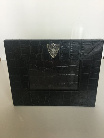 Black Leather Picture Frame - Horizontal Black Leather Picture Frame - Horizontal