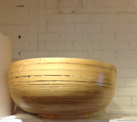 Spun Bamboo Bowl - Grand Spun Bamboo Bowl - Grand