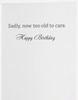 I used to joke about being so horny  . Birthday