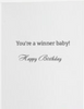 Who's ever hair crosses the finish line  - Birthday