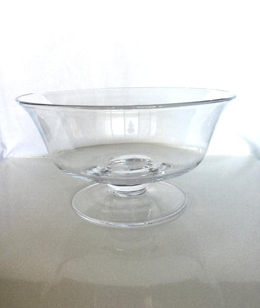 Clear Glass Trifle Bowl
