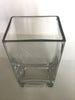 Clear Glass Rectangle Vase