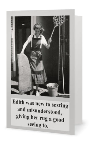 Edith was new to sexting and - Blank -multi purpose Edith was new to sexting and - Blank -multi purpose