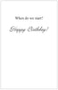 That's a horrible idea.. -- Happy Birthday