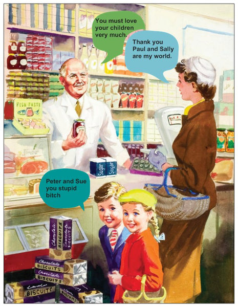You must love your children very much?  Thank you, Paul and Sally-- Blank - multi purpose