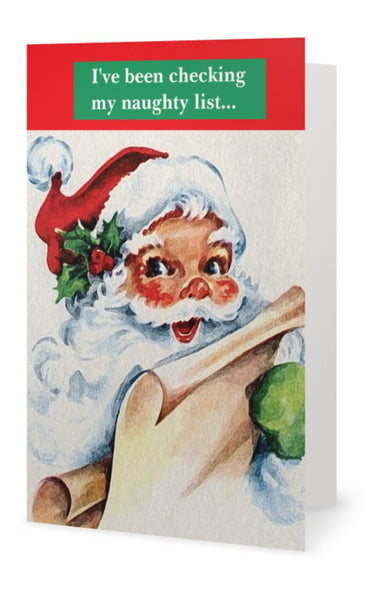I've been checking my naughty list...-- Christmas