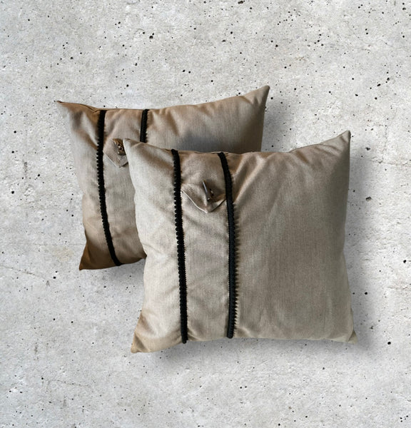 Chalk Outdoor Pillow with Toggle