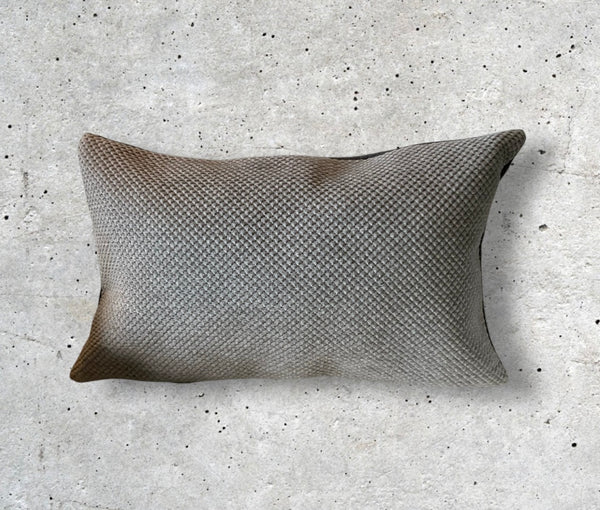 Dot Putty / Blend Coal Lumbar Style Pillow