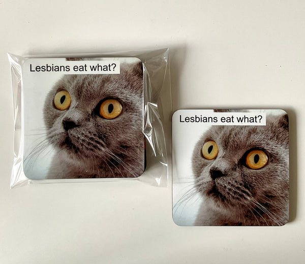 Lesbians eat what? - set of 4 pieces