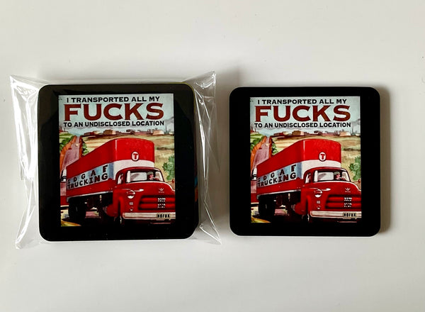 Transported all my fucks - set of 4 pieces