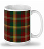 Canadian Maple Leaf Tartan Mug