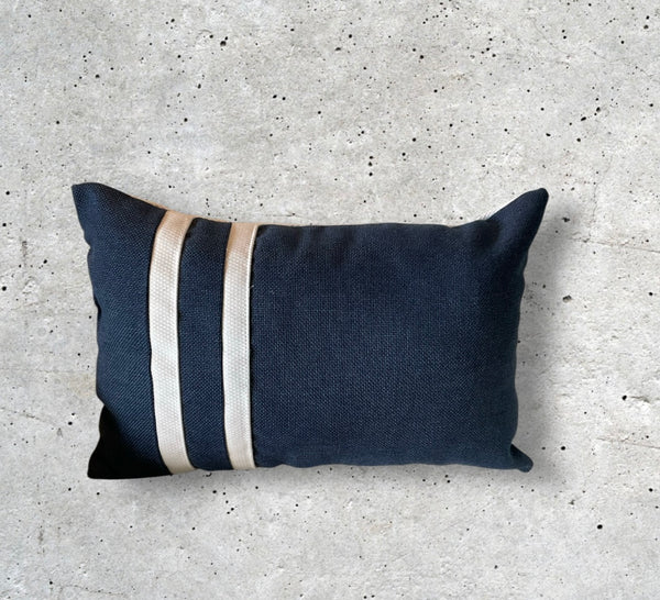 Dove/ Willa Denim Lumbar Style Pillow