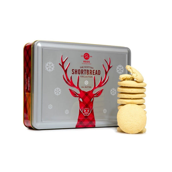 Reids All Butter Shortbread Stag Tin