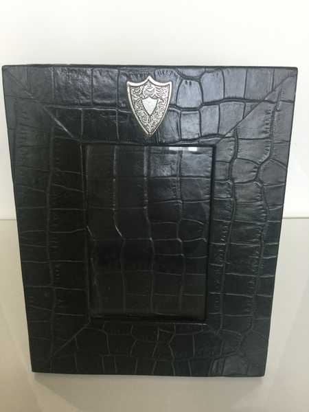 Black Leather Picture Frame