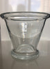 Hand Blown Clear Glass Pot - Large