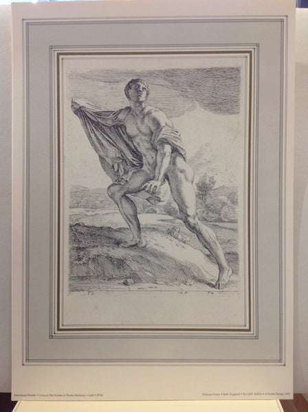 Print of Male Statue
