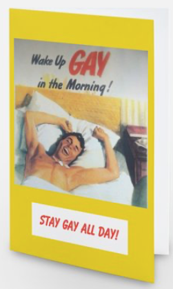 Wake up Gay in the morning! Stay gay all day. - Blank