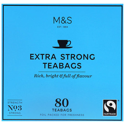 Marks & Spencer Blue Box Extra Strong Tea