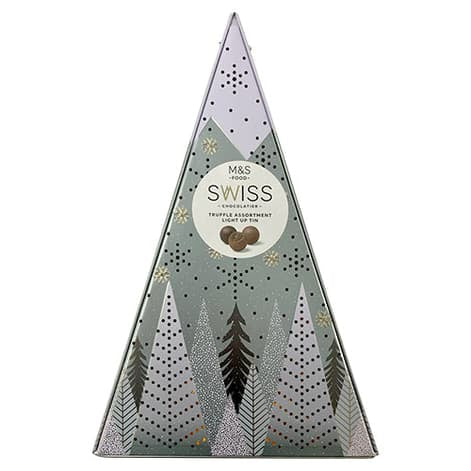 Marks & Spencer SwissChocolate Light up tin