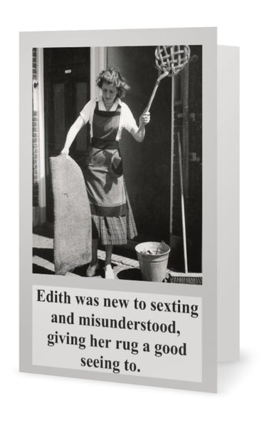Edith was new to sexting and - Blank -multi purpose